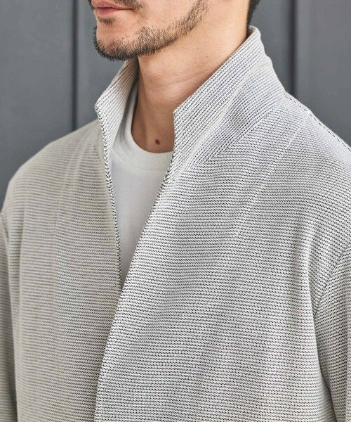 MEN'S BIGI / メンズビギ テーラードジャケット | ワイヤー入りハニカムスタンドカラージャケット | 詳細2