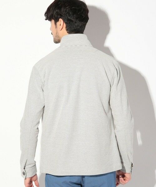 MEN'S BIGI / メンズビギ テーラードジャケット | ワイヤー入りハニカムスタンドカラージャケット | 詳細6