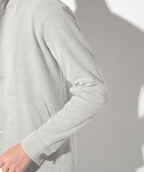 MEN'S BIGI / メンズビギ テーラードジャケット | ワイヤー入りハニカムスタンドカラージャケット | 詳細8