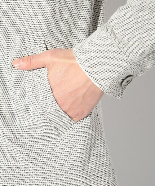 MEN'S BIGI / メンズビギ テーラードジャケット | ワイヤー入りハニカムスタンドカラージャケット | 詳細9