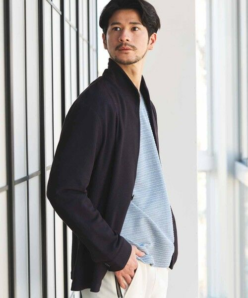 MEN'S BIGI / メンズビギ テーラードジャケット | ワイヤー入りハニカムスタンドカラージャケット | 詳細12