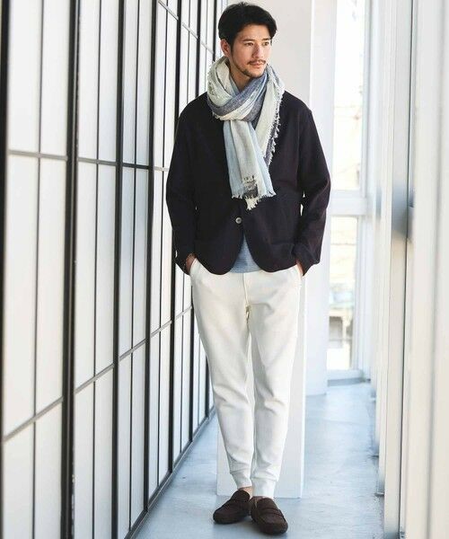 MEN'S BIGI / メンズビギ テーラードジャケット | ワイヤー入りハニカムスタンドカラージャケット | 詳細15