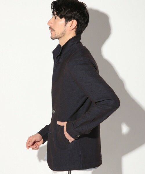 MEN'S BIGI / メンズビギ テーラードジャケット | ワイヤー入りハニカムスタンドカラージャケット | 詳細17