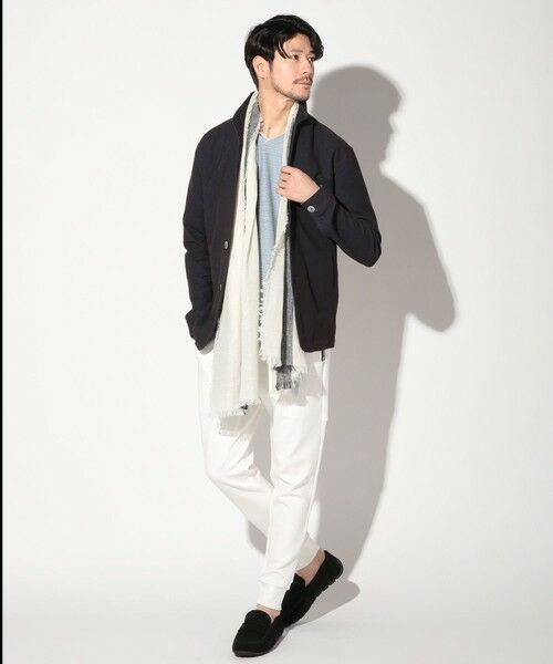 MEN'S BIGI / メンズビギ テーラードジャケット | ワイヤー入りハニカムスタンドカラージャケット | 詳細20