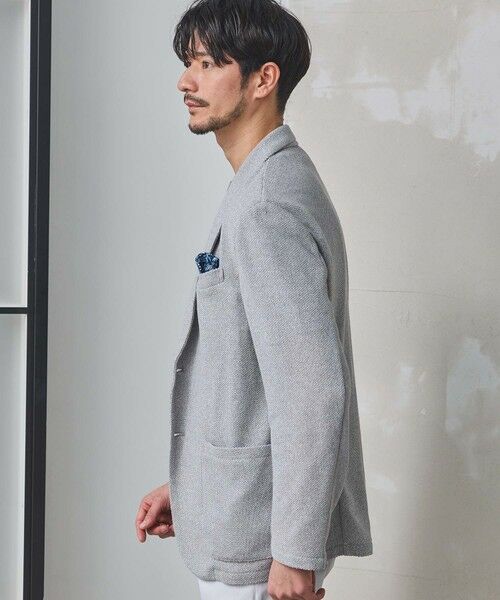 MEN'S BIGI / メンズビギ テーラードジャケット | ラッセル調ジャガードジャケット | 詳細2