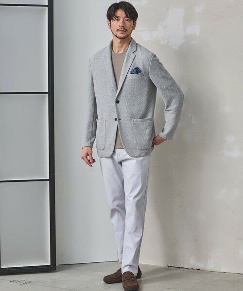 MEN'S BIGI / メンズビギ テーラードジャケット | ラッセル調ジャガードジャケット | 詳細5