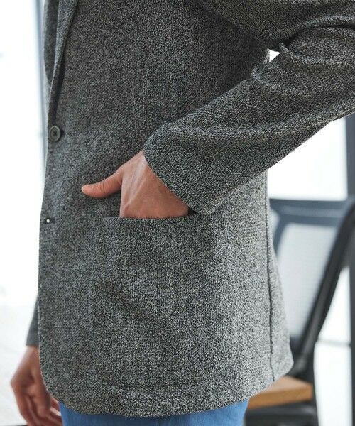 MEN'S BIGI / メンズビギ テーラードジャケット | ラッセル調ジャガードジャケット | 詳細10