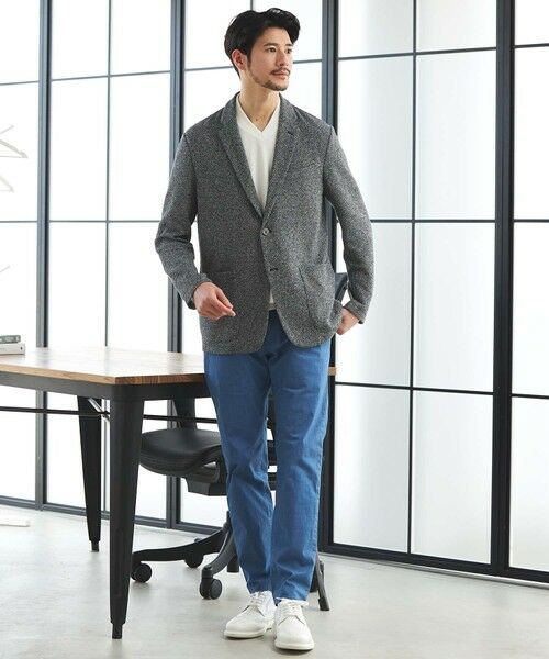 MEN'S BIGI / メンズビギ テーラードジャケット | ラッセル調ジャガードジャケット | 詳細12