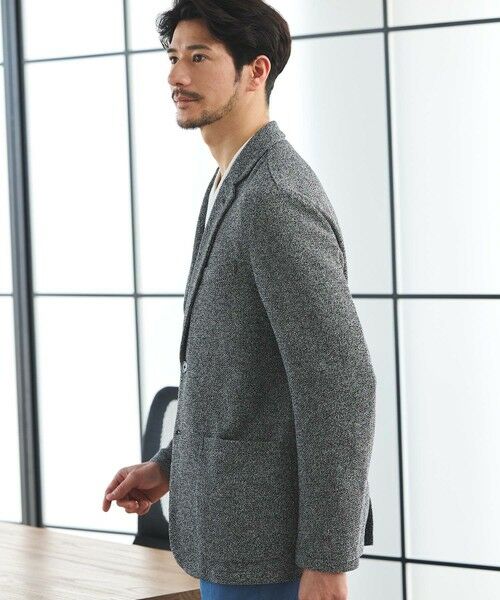 MEN'S BIGI / メンズビギ テーラードジャケット | ラッセル調ジャガードジャケット | 詳細6