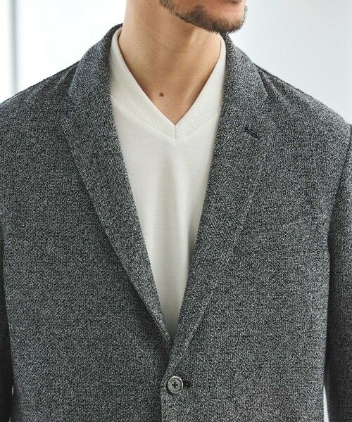 MEN'S BIGI / メンズビギ テーラードジャケット | ラッセル調ジャガードジャケット | 詳細8