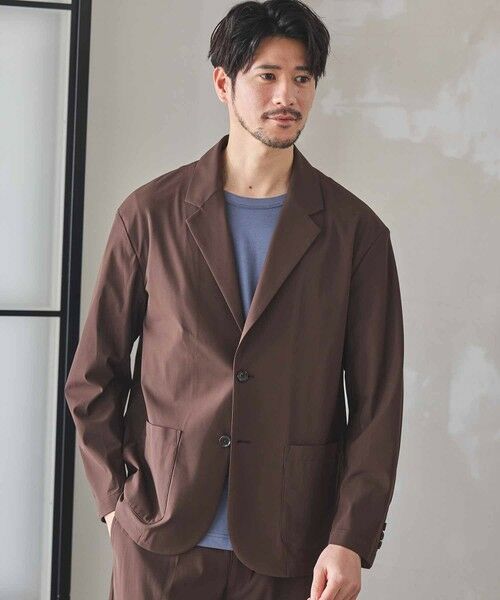 MEN'S BIGI / メンズビギ テーラードジャケット | 【接触冷感】360度ストレッチ接触冷感ジャケット | 詳細1