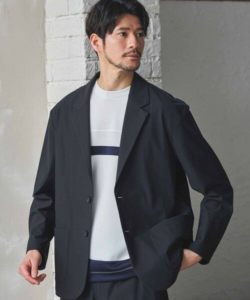 MEN'S BIGI / メンズビギ テーラードジャケット | 【接触冷感】360度ストレッチ接触冷感ジャケット | 詳細10