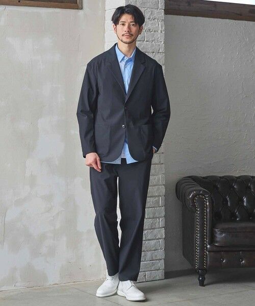 MEN'S BIGI / メンズビギ テーラードジャケット | 【接触冷感】360度ストレッチ接触冷感ジャケット | 詳細14