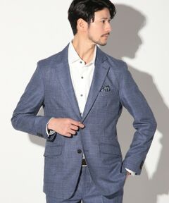 MEN'S BIGI / メンズビギ テーラードジャケット | バーズアイテーラードジャケット