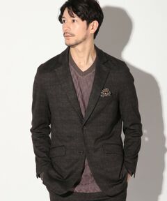 MEN'S BIGI / メンズビギ テーラードジャケット | ＜セットアップ対応＞メランジプリントテーラードジャケット