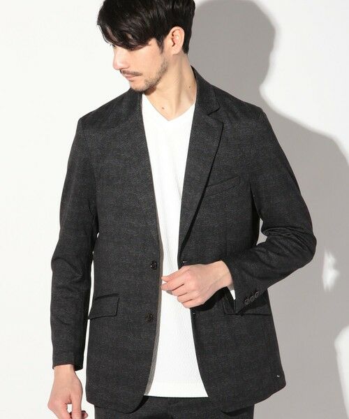 MEN'S BIGI / メンズビギ テーラードジャケット | ＜セットアップ対応＞メランジプリントテーラードジャケット | 詳細1