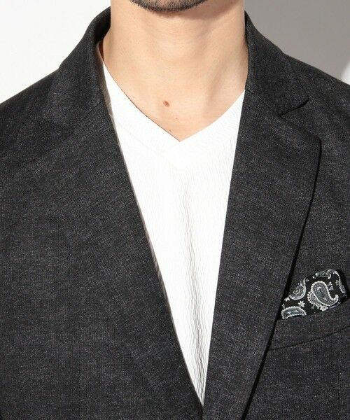 MEN'S BIGI / メンズビギ テーラードジャケット | ＜セットアップ対応＞メランジプリントテーラードジャケット | 詳細4