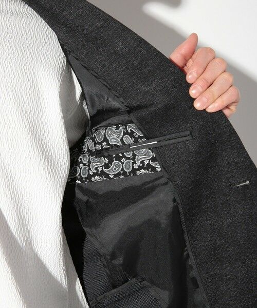 MEN'S BIGI / メンズビギ テーラードジャケット | ＜セットアップ対応＞メランジプリントテーラードジャケット | 詳細9