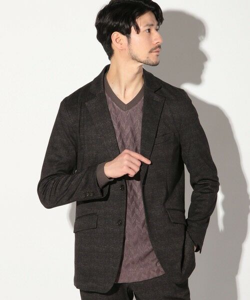 MEN'S BIGI / メンズビギ テーラードジャケット | ＜セットアップ対応＞メランジプリントテーラードジャケット | 詳細13