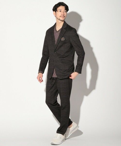 MEN'S BIGI / メンズビギ テーラードジャケット | ＜セットアップ対応＞メランジプリントテーラードジャケット | 詳細17