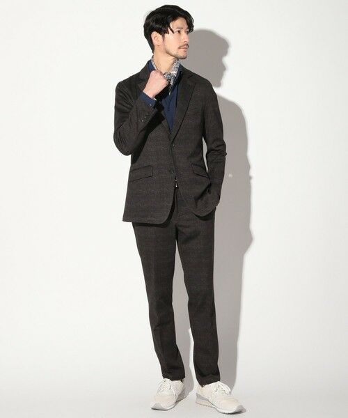 MEN'S BIGI / メンズビギ テーラードジャケット | ＜セットアップ対応＞メランジプリントテーラードジャケット | 詳細18