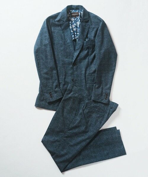 MEN'S BIGI / メンズビギ テーラードジャケット | メランジプリントテーラードジャケット | 詳細4