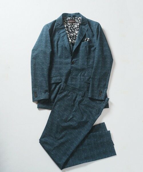 MEN'S BIGI / メンズビギ テーラードジャケット | メランジプリントテーラードジャケット | 詳細8