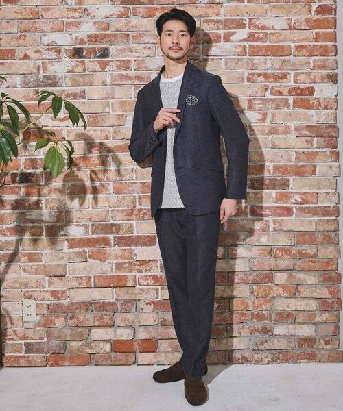 MEN'S BIGI / メンズビギ テーラードジャケット | カラミノッチドラペルジャケット | 詳細7