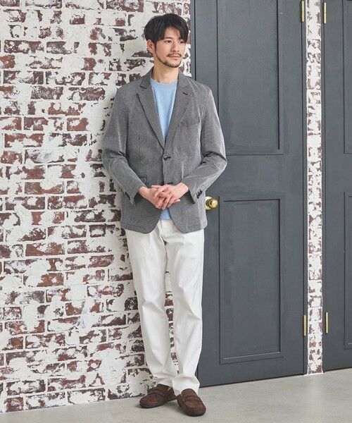 MEN'S BIGI / メンズビギ テーラードジャケット | シルケットストライプジャガードテーラードジャケット | 詳細12