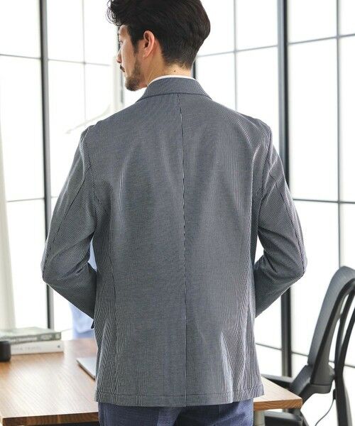MEN'S BIGI / メンズビギ テーラードジャケット | シルケットストライプジャガードテーラードジャケット | 詳細17