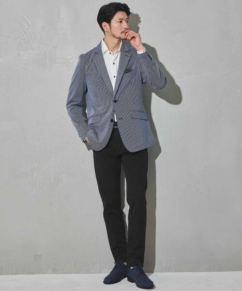 MEN'S BIGI / メンズビギ テーラードジャケット | シルケットストライプジャガードテーラードジャケット | 詳細9