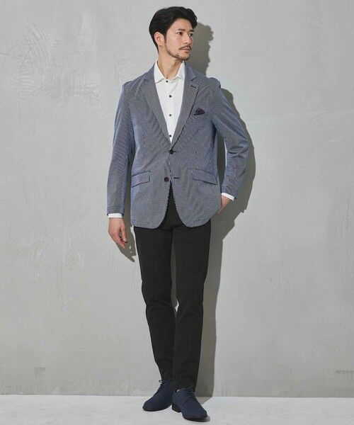 MEN'S BIGI / メンズビギ テーラードジャケット | シルケットストライプジャガードテーラードジャケット | 詳細10