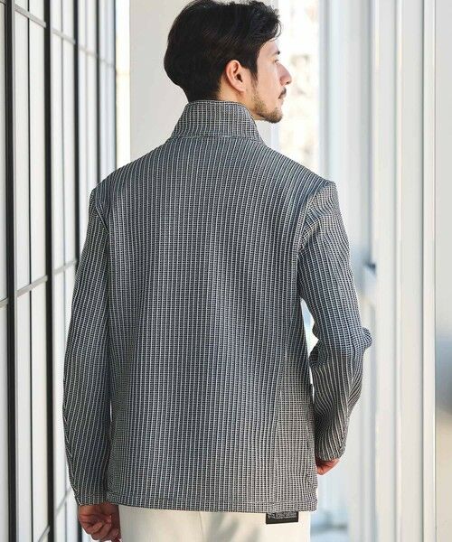 MEN'S BIGI / メンズビギ テーラードジャケット | ポリエステルニットスタンドカラージャケット | 詳細4