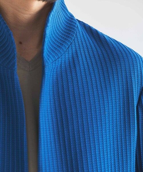 MEN'S BIGI / メンズビギ テーラードジャケット | ポリエステルニットスタンドカラージャケット | 詳細15