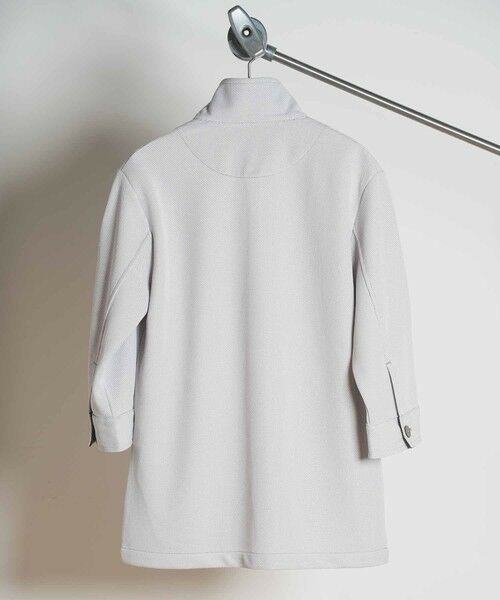 MEN'S BIGI / メンズビギ テーラードジャケット | ハニカムスタンドカラー7分袖ジャケット | 詳細3