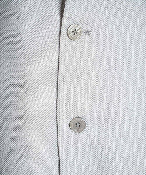 MEN'S BIGI / メンズビギ テーラードジャケット | ハニカムスタンドカラー7分袖ジャケット | 詳細5