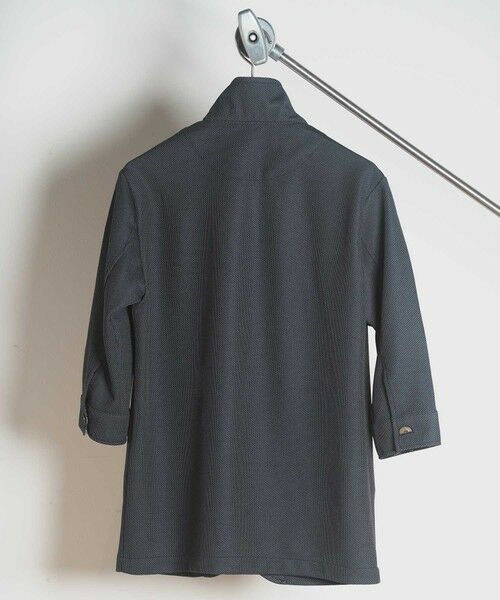 MEN'S BIGI / メンズビギ テーラードジャケット | ハニカムスタンドカラー7分袖ジャケット | 詳細10