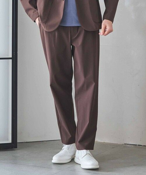 MEN'S BIGI / メンズビギ その他パンツ | 360度ストレッチ接触冷感イージーパンツ（ブラウン）