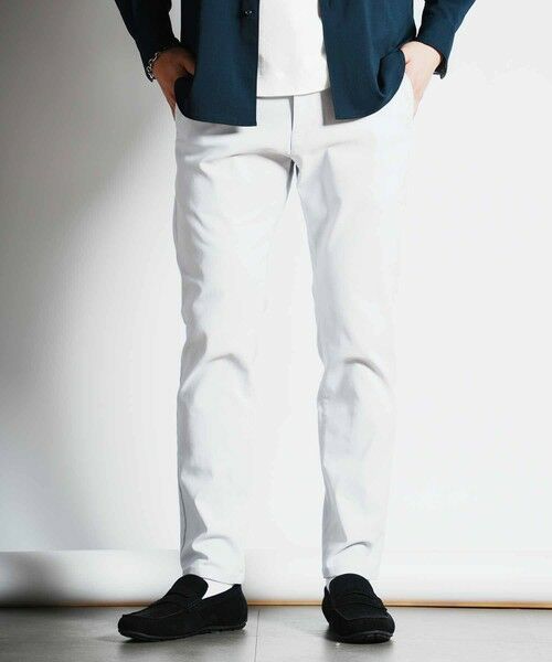 MEN'S BIGI / メンズビギ その他パンツ | ハケメストレッチパンツ（ライトグレー）