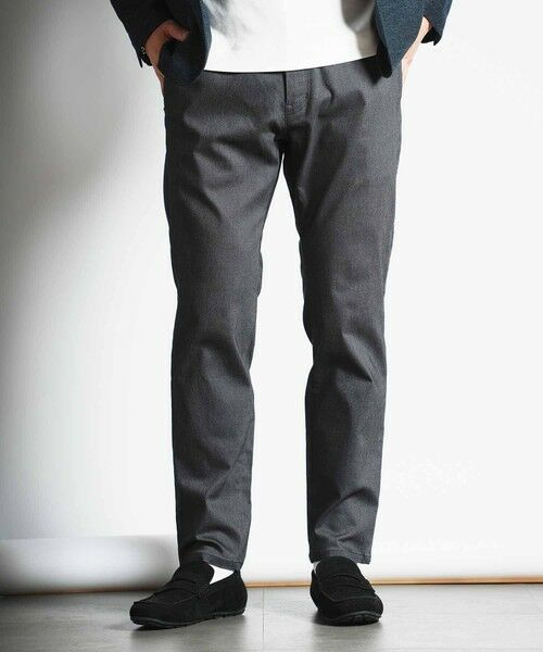 MEN'S BIGI / メンズビギ その他パンツ | ハケメストレッチパンツ（チャコールグレー）
