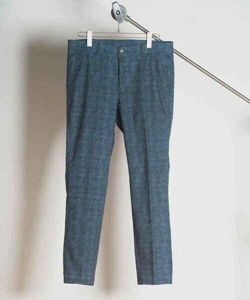 MEN'S BIGI / メンズビギ スラックス・ドレスパンツ | メランジプリントスラックス | 詳細1