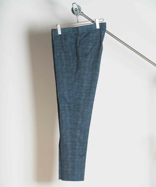 MEN'S BIGI / メンズビギ スラックス・ドレスパンツ | メランジプリントスラックス（ブルー）