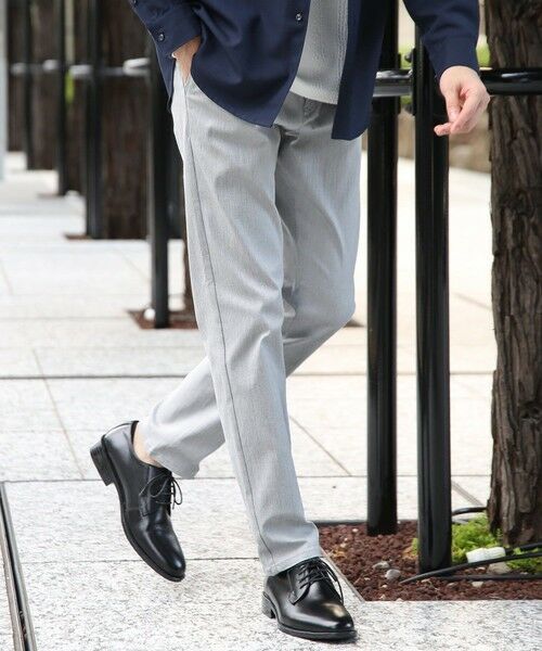 MEN'S BIGI / メンズビギ その他パンツ | ハイパーストレッチヘリンボンパンツ（ライトグレー）