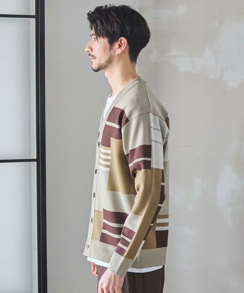 MEN'S BIGI / メンズビギ カーディガン・ボレロ | ダブルジャガードニットカーディガン | 詳細2