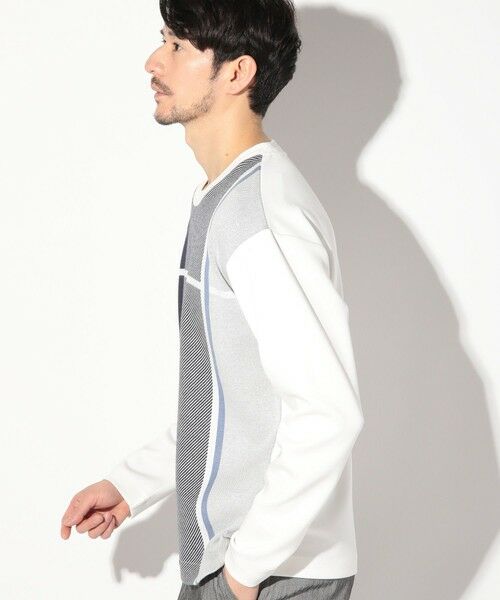 MEN'S BIGI / メンズビギ Tシャツ | ニット×ダンボールクルネックーロンT | 詳細3