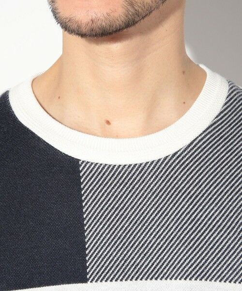 MEN'S BIGI / メンズビギ Tシャツ | ニット×ダンボールクルネックーロンT | 詳細5