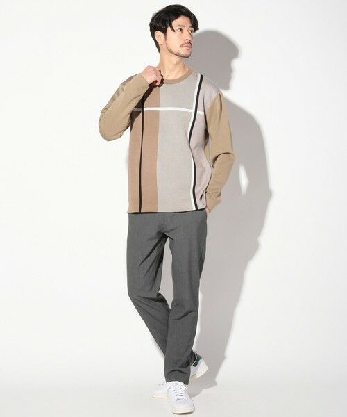 MEN'S BIGI / メンズビギ Tシャツ | ニット×ダンボールクルネックーロンT | 詳細8