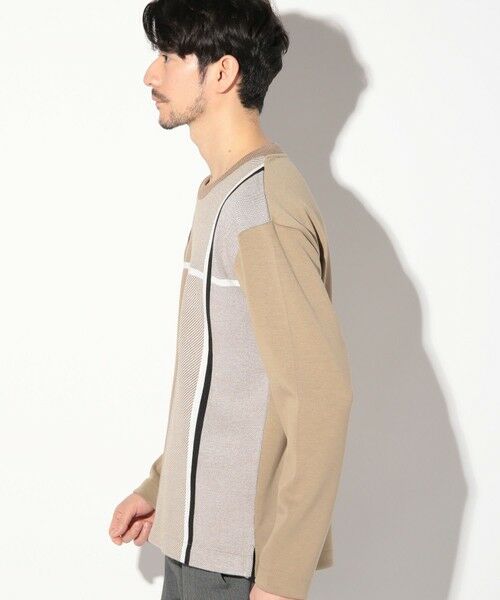 MEN'S BIGI / メンズビギ Tシャツ | ニット×ダンボールクルネックーロンT | 詳細9