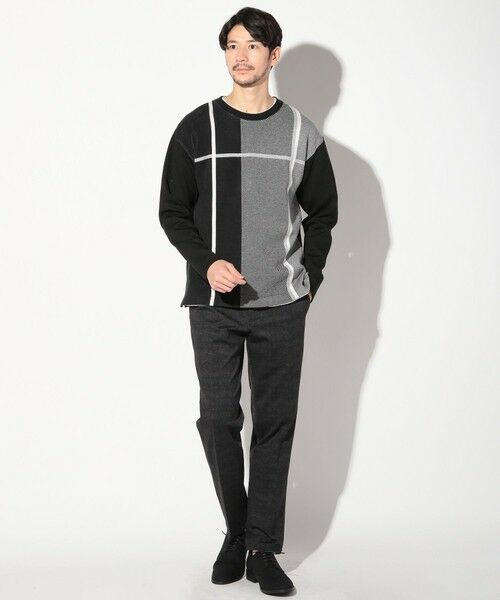 MEN'S BIGI / メンズビギ Tシャツ | ニット×ダンボールクルネックーロンT | 詳細12