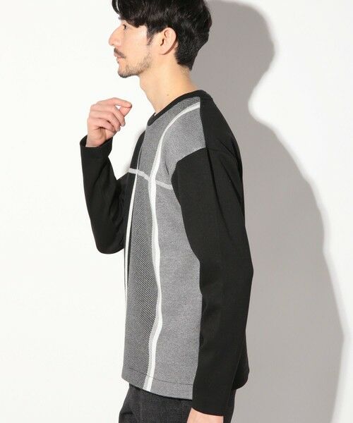 MEN'S BIGI / メンズビギ Tシャツ | ニット×ダンボールクルネックーロンT | 詳細13